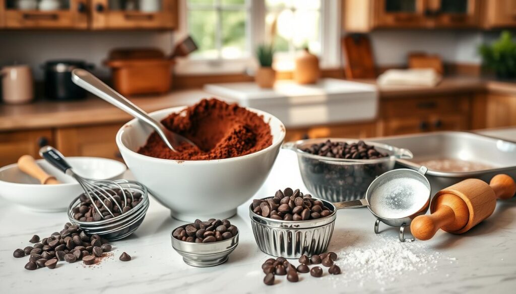 Chocolate Cobbler Baking Tools