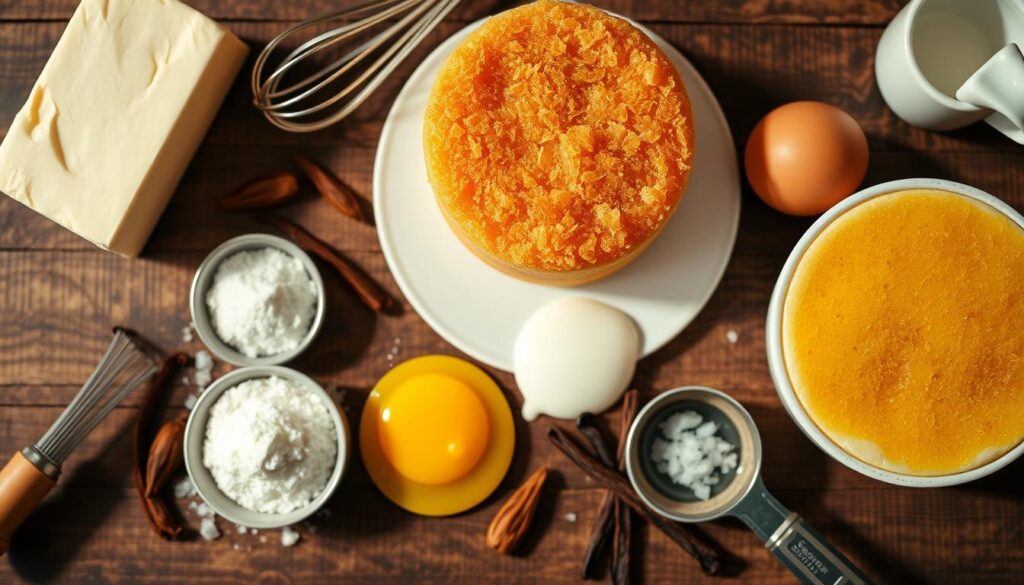 Ingredients for Creme Brulee Cheesecake