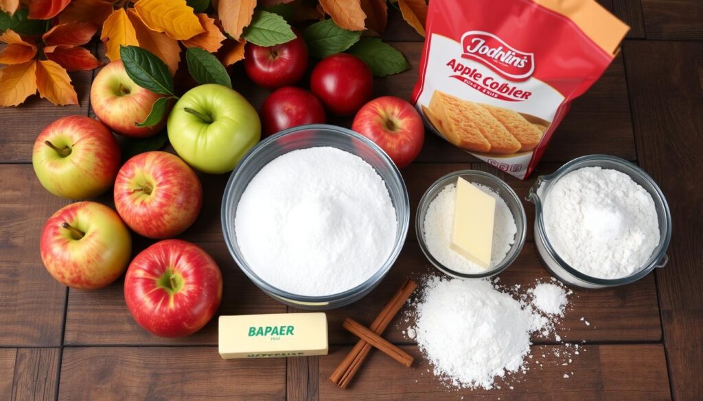 Old-Fashioned Apple Cobbler Ingredients