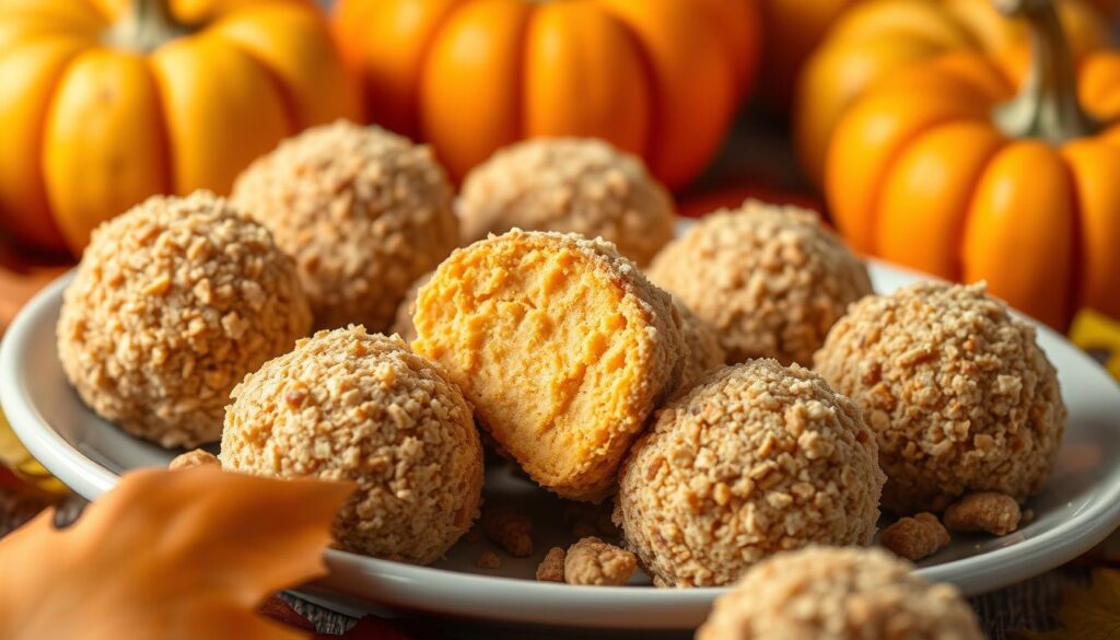 Pumpkin Cheesecake Bites