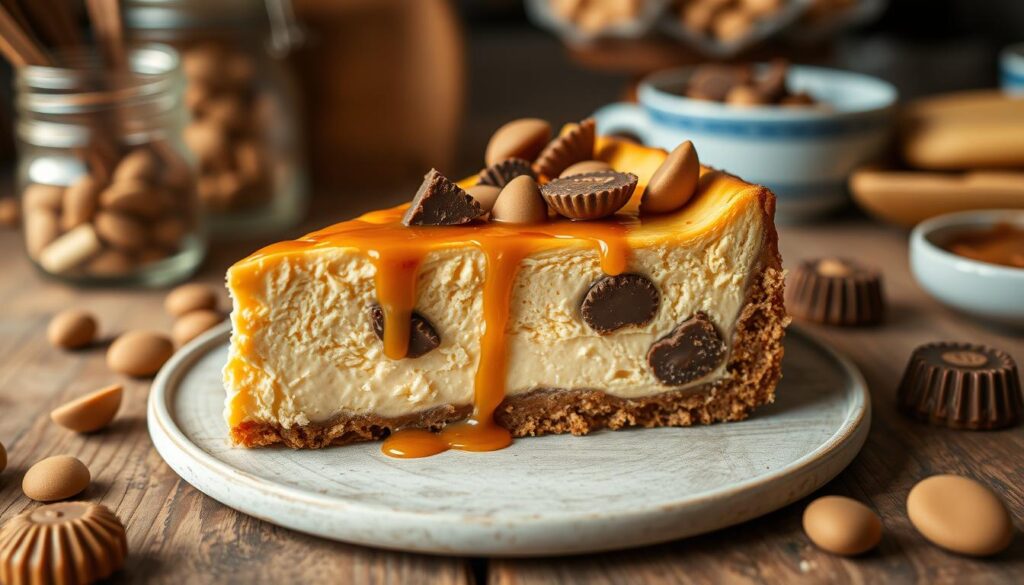 Reese's Caramel Cheesecake Delight