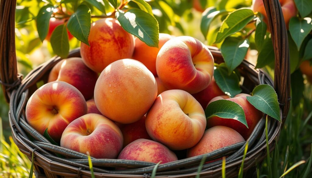 Ripe Peaches for Gluten-Free Cobbler