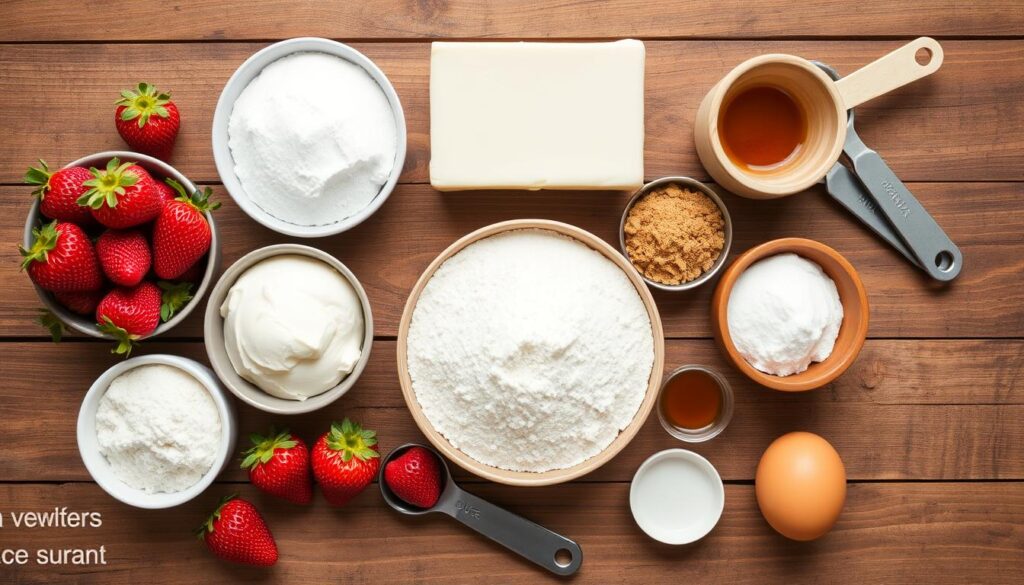 Strawberry Cheesecake Cookie Ingredients