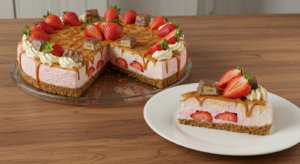 Snickers Strawberry Cheesecake