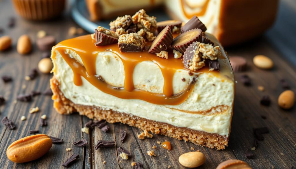 reese's caramel cheesecake