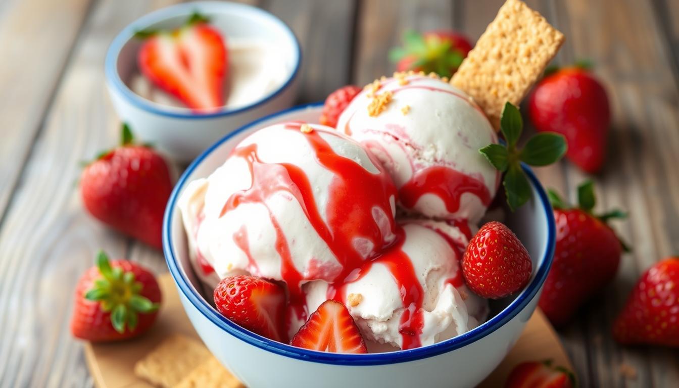 strawberry cheesecake ice cream